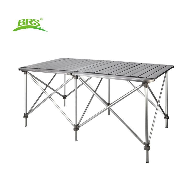 Z32 Multi-person Camping Table, Portable Foldable Adjustable Height Aluminum Table,12