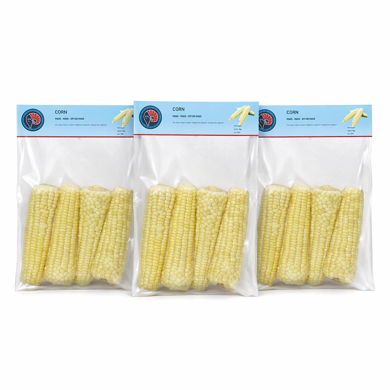 Mooijer-Volendam Gekookte Maïs – 3 x 1 kg