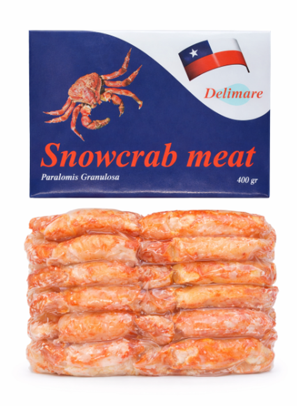 Delimare Sneeuw Krabvlees Gekookt blok 400g