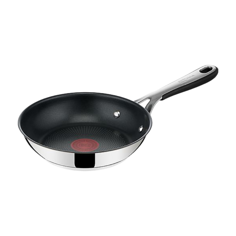 Tefal E 31404 Jamie Oliver Kitchen Essentials koekenpan 24 cm (roestvrij staal, coating: andere coating, 24 cm)