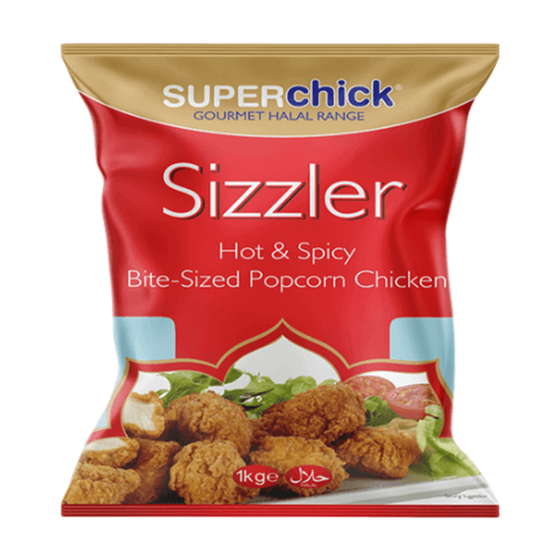 Super Chick Hot & Spicy Popcorn Chicken 1Kg