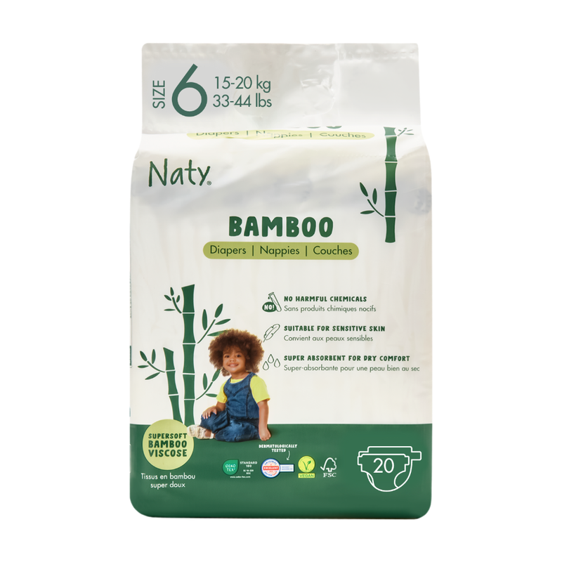 Bamboo Nappies Size 6 20 Pack