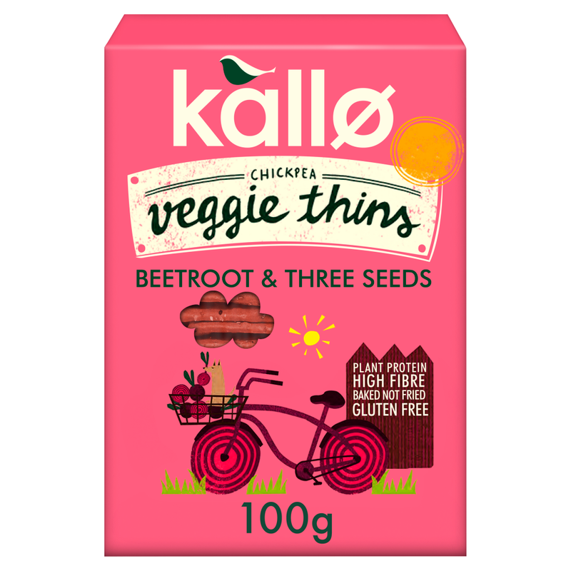 Beetroot & Three Seeds Thins 100g