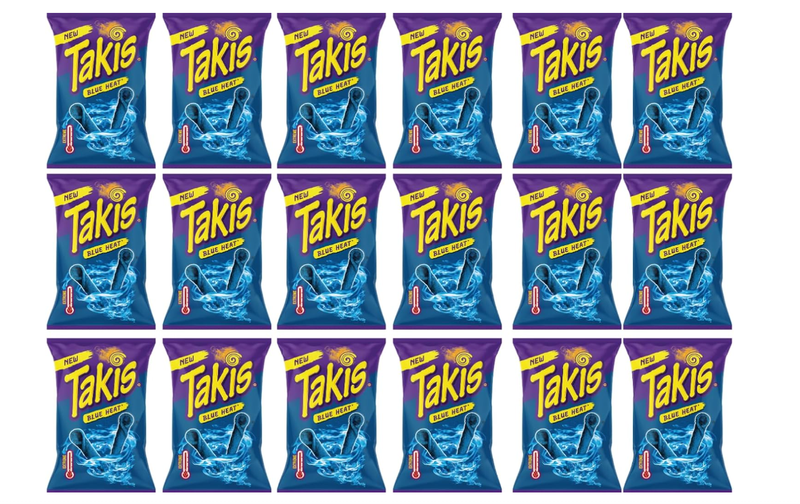 Pop-Smile Mais-Snack Blue Heat 18 x 100 g