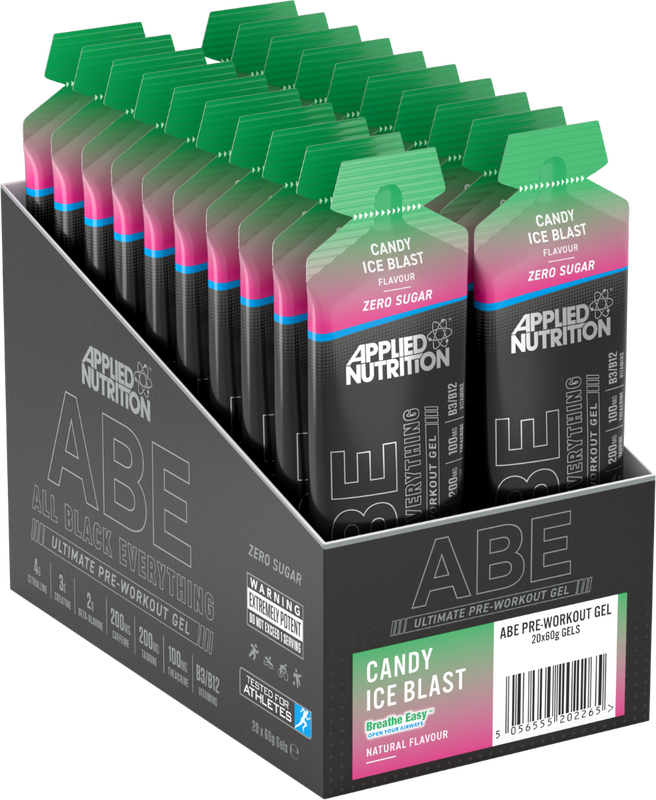ABE Pre Workout Gel Candy Ice Blast - 20 x 60 ml