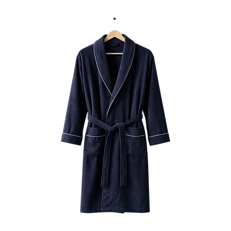 JBS Bademantel Blau
