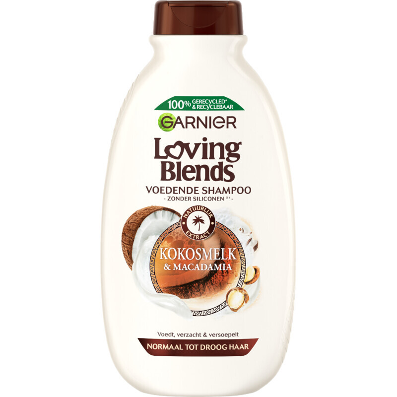 Garnier Loving Blends kokosmelk&macadamia shampoo 300 ml