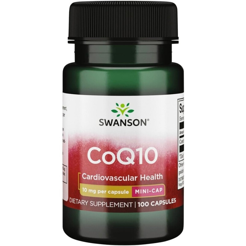 Swanson Coenzyme Q10 Heart Support 10Mg Capsules - 100 Capsules