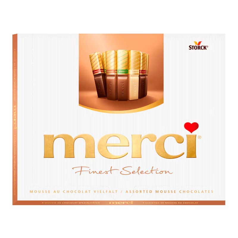 merci Finest Selection Mousse au Chocolat Vielfalt 210g