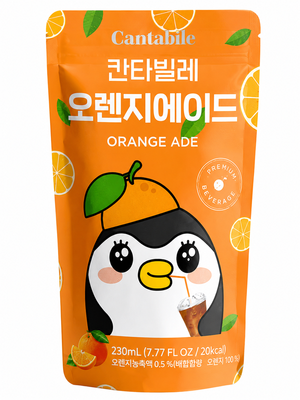 Cantabile Ade Pouch Drankjes Sinaasappel 230 ml