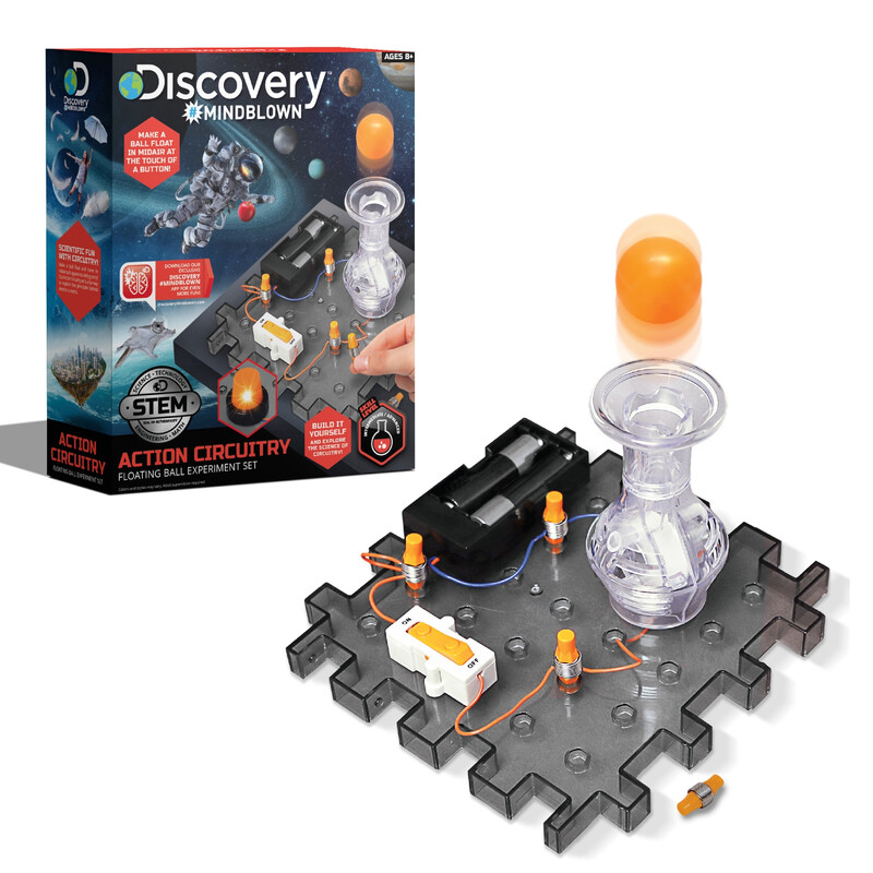 Discovery #MINDBLOWN Electrical Circuit Experiment Set for Kids - Interactive STEM Learning Toy with Action Builds