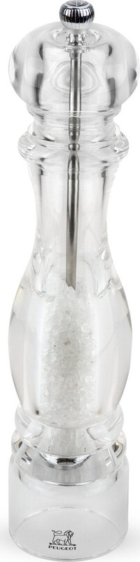 Peugeot Nancy Salt Mill - Acrylic, 30 cm, Transparent