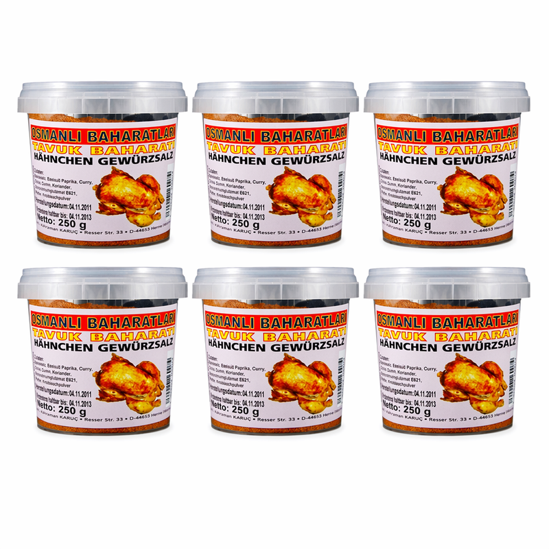 Osmanli Kipkruiden (Tavuk Baharati) 250 g Turks x 6