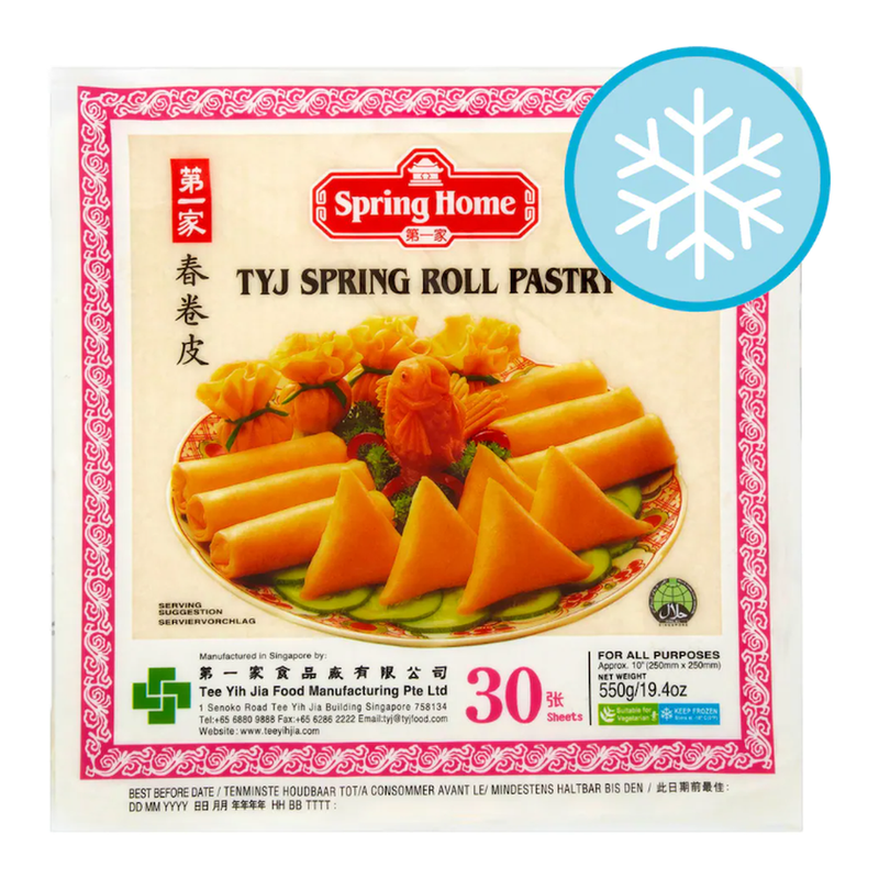 TYJ 30 Sheets Spring Roll Pastry 550g