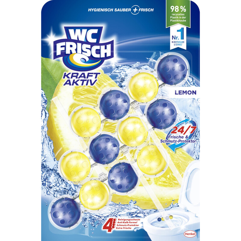Wc Frisch Power-Aktiv Duftspüler Zitrone