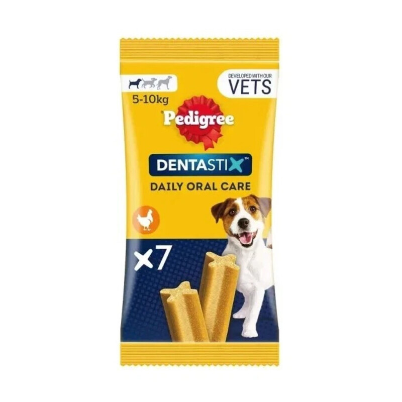 Bâtonnets Hygiène Bucco dentaire Pour Petit Chien Dentastix Pedigree Le Sachet De 7 Sticks - vue 2