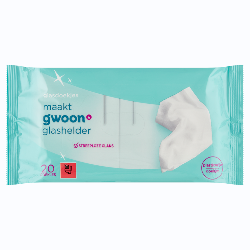 G'woon glasdoekjes 20 stuks