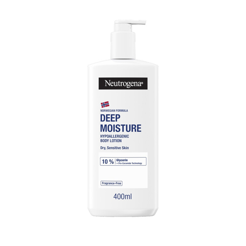Deep Moisture Hypoallergenic Body Lotion Moisturiser 400ml