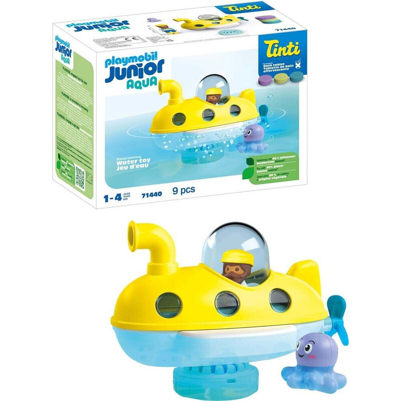 PLAYMOBIL 1.2.3 AQUA & Tinti: Buntes U-Boot