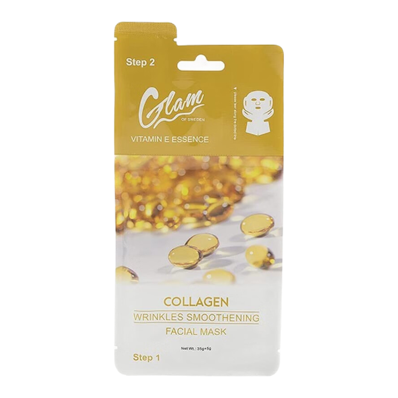 Glam of Sweden Kollagen-Gesichtsmaske 35g + 5g