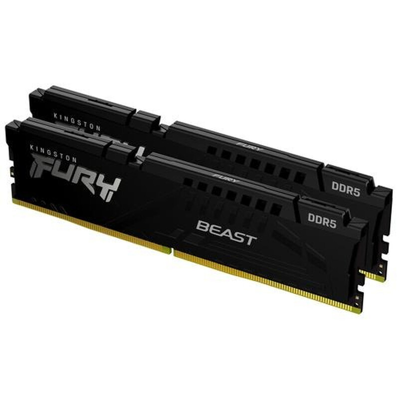 Kingston Technology FURY Beast 64GB 6000MT/s DDR5 CL36 DIMM x2 Black EXPO