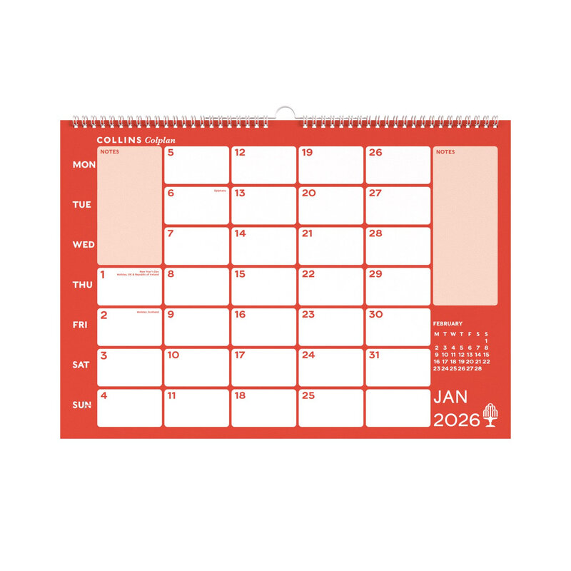 Collins Colplan A3 Memo Calendar 2026