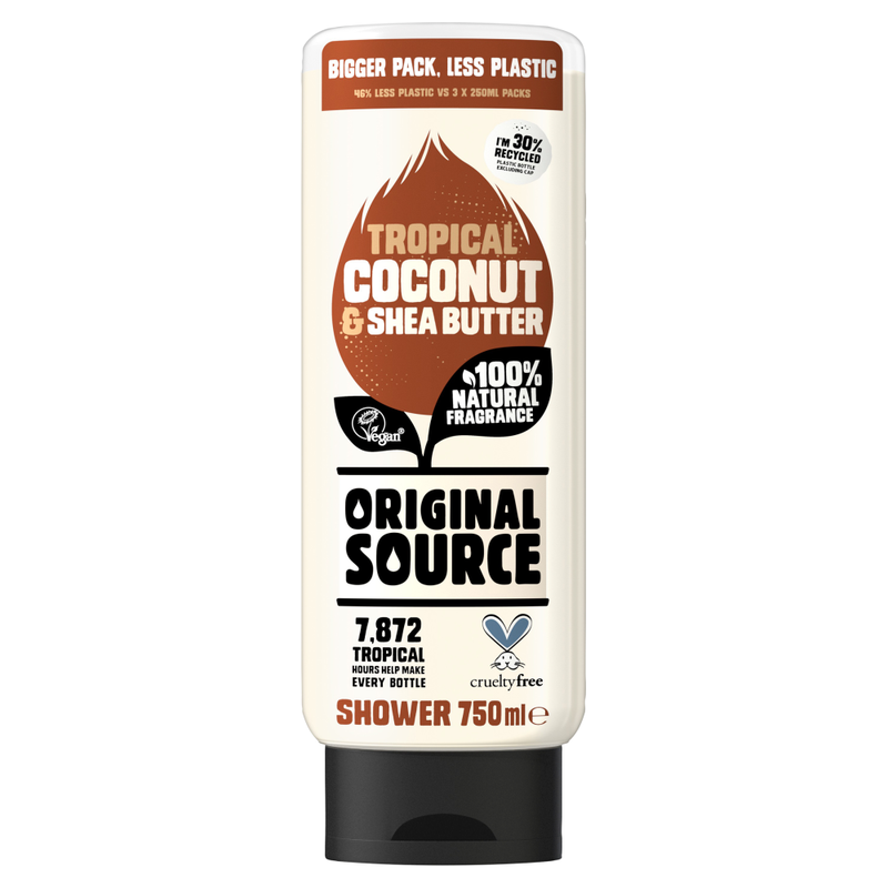 Original Source Tropical Coconut & Shea Butter Shower Gel 750ml