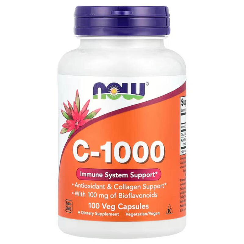 Vitamin C + Bioflavonoids Immune 1000 mg - 100 Vegan Capsules