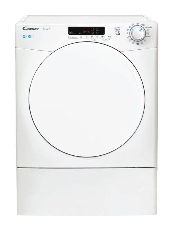 [Free Install] CANDY CSE V9DF-80 Smart Vented Tumble Dryer 9kg - White - C Rated