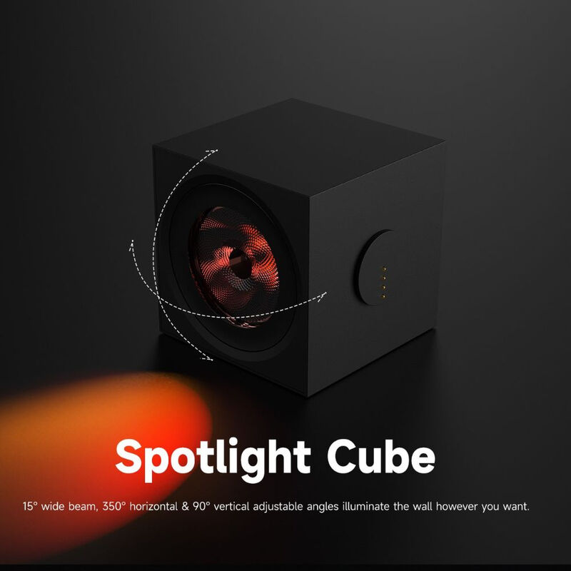 Yeelight Light Yee Smart Cube Gaming Spot Expansion Pack – Rgb Ambient & Mood Ing Add-On For Desk, Room & Gaming Setup