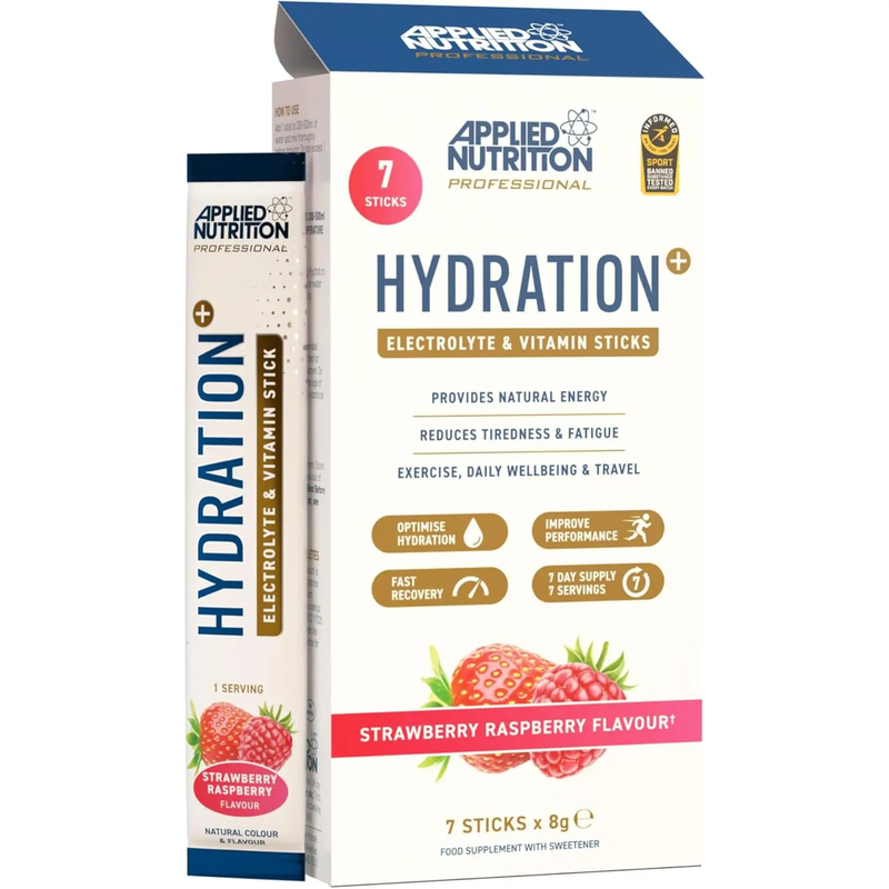 Electrolytes Hydration Stick Packs Strawberry Raspberry - 7 x 8 g