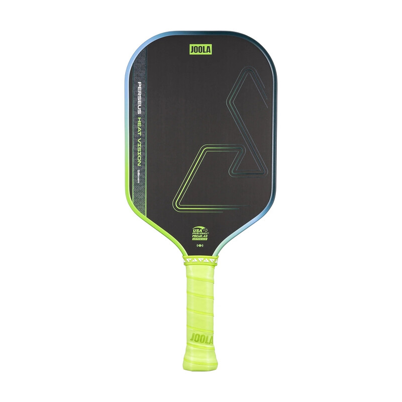 JOOLA Perseus Heat Vision 16 mm Pickleball Paddle - Getextureerde koolstofvezel oppervlak voor spin - SK-film voor verminderde trillingen - USAP Goedgekeurd - NFC-chip ingeschakeld