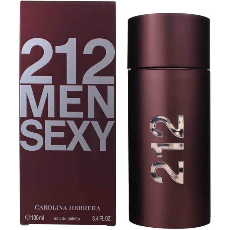 Carolina Herrera Men's Green/Amber 212 Sexy Eau De Toilette 100Ml