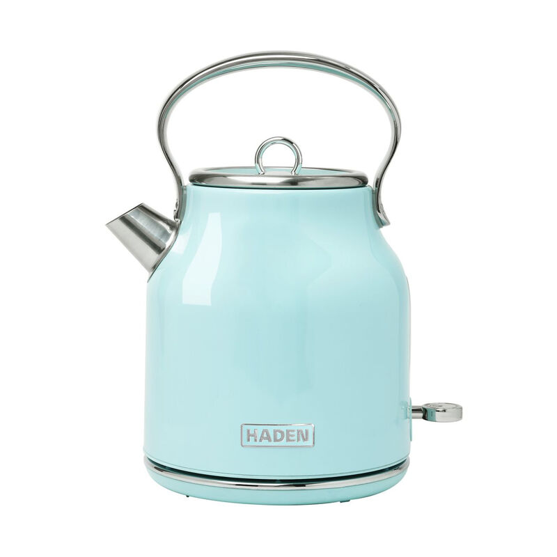 Heritage Retro Kettle, 1.7L, Rapid Boil, Cord Storage, Turquoise - 203922