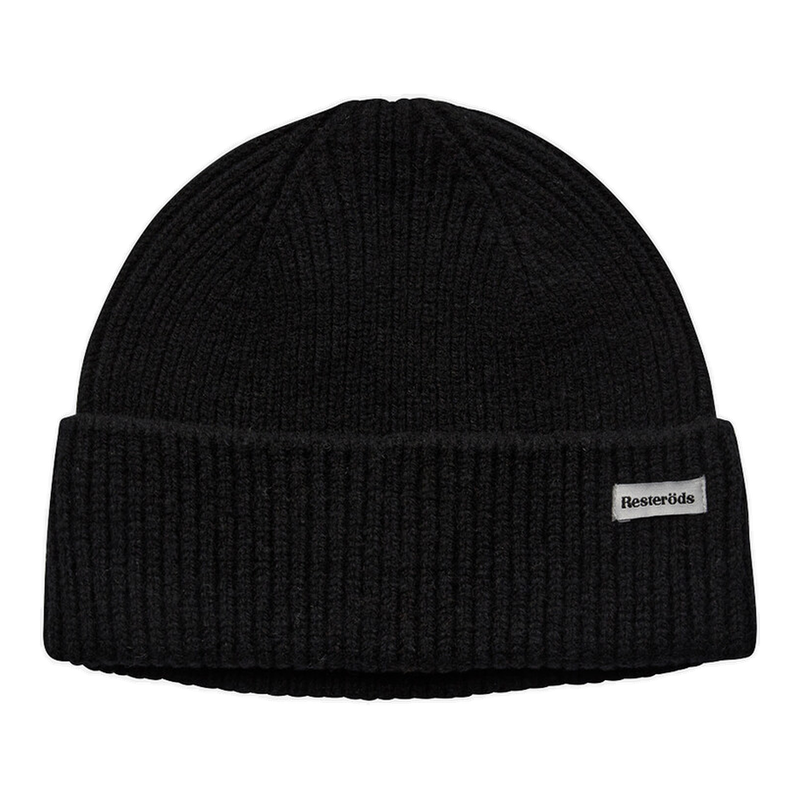 Resteröds Wollmütze - Warme Strickmütze, Schwarz, Einheitsgröße
