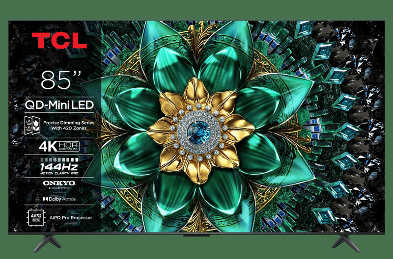 TCL 85Q6C – 85 inch – 4K Mini-LED – 144Hz