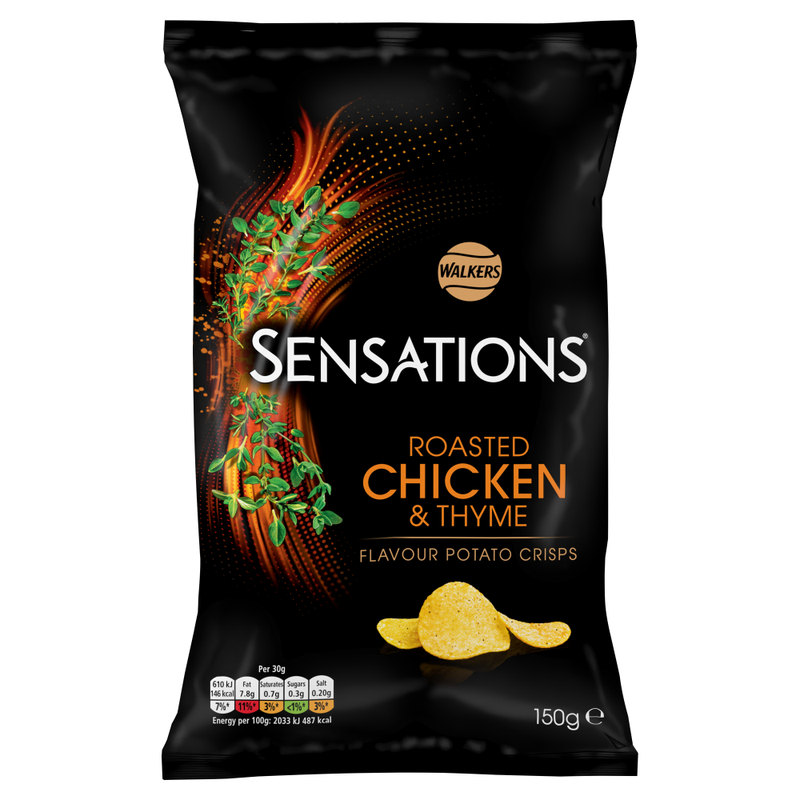 Walkers Sensations Chicken & Thyme 150G