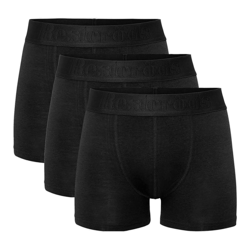 Resteröds RTGunnar Bambusfaser-Unterwäsche 3er-Pack - Schwarz, Größe XL