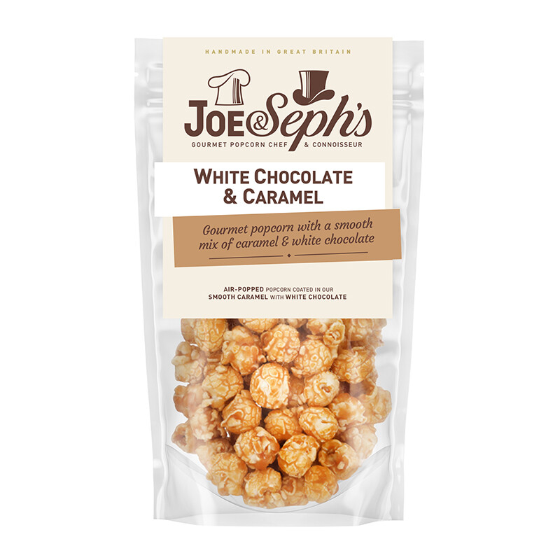 Joe & Seph's Caramel & White Chocolate Popcorn 75G