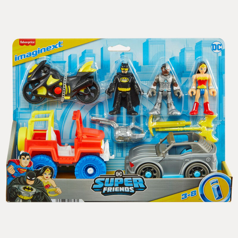 DC Super Friends Heroes Figure & Vehicle Pack