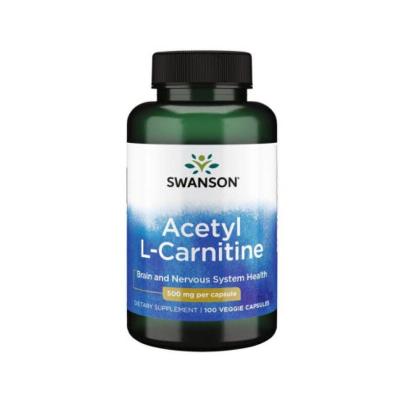 Swanson Acetyl L Carnitine Fat Metabolism 500Mg Capsules - 100 Capsules