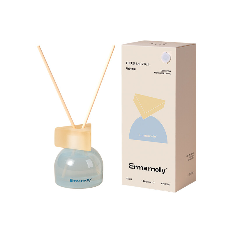 Emma Molly Dubbele Charme Stokjes Diffuser Diamant en Waterdruppel