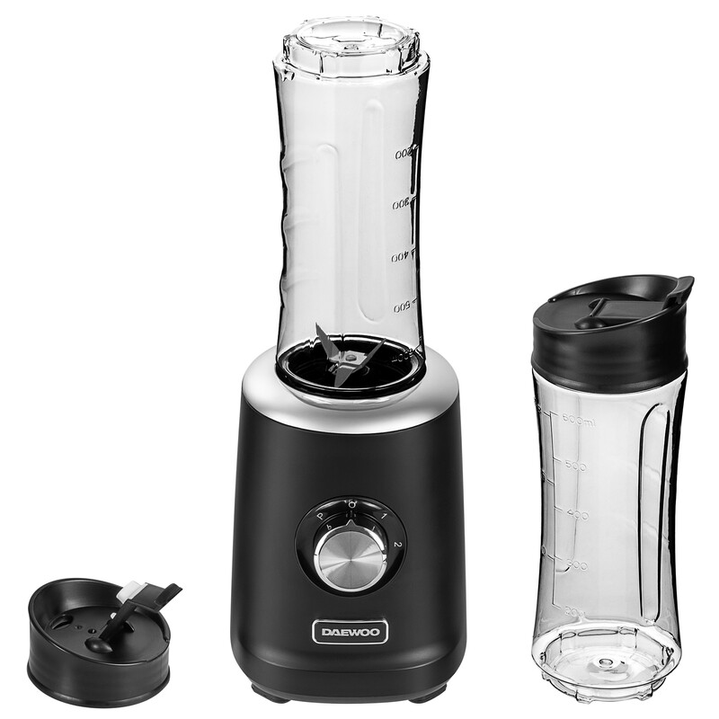 Samurai Vertiblend Blender - 500W, 2 X 600ml Bottles, Smoothie & Shake Maker, SDA2783