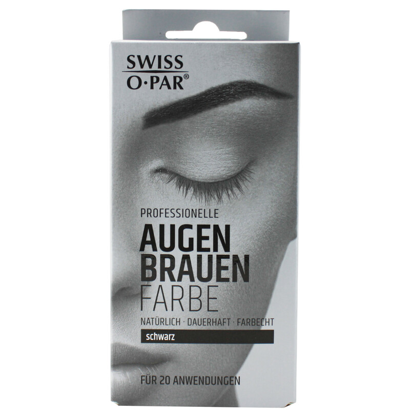 SWISS-O-PAR Augenbrauenfarbe schwarz 1 Pk