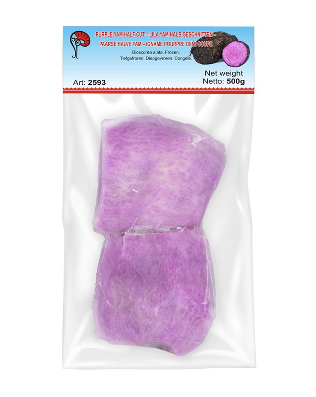 Mooijer Paarse Yam Half Gesneden - 500 g