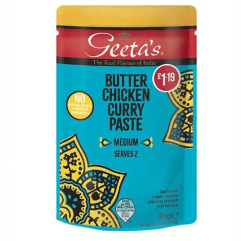 Geetas Korma Curry Paste 80G