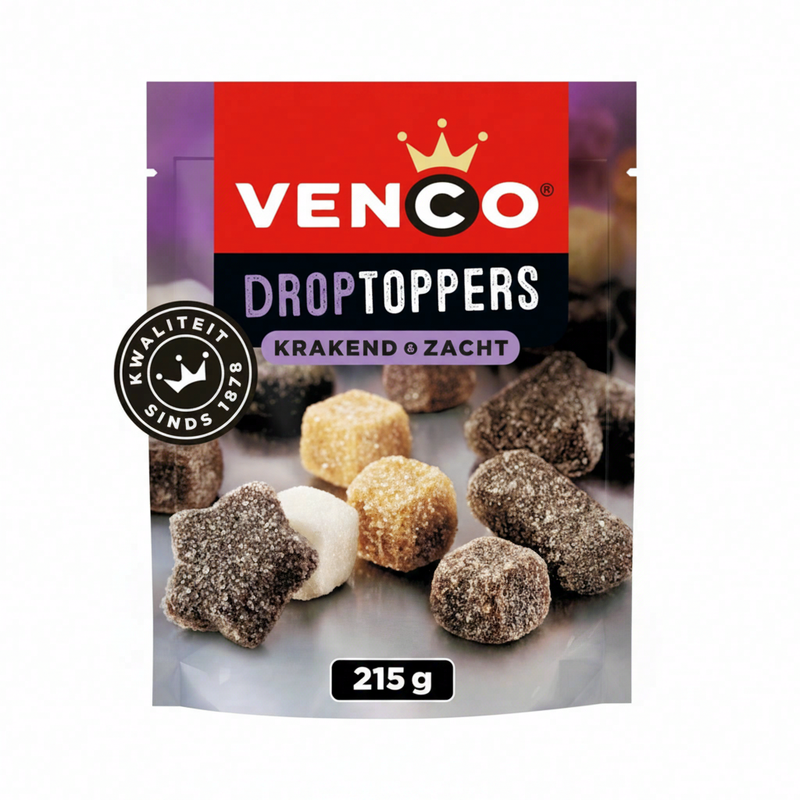 Venco Droptoppers Crackling&Soft - 215 g