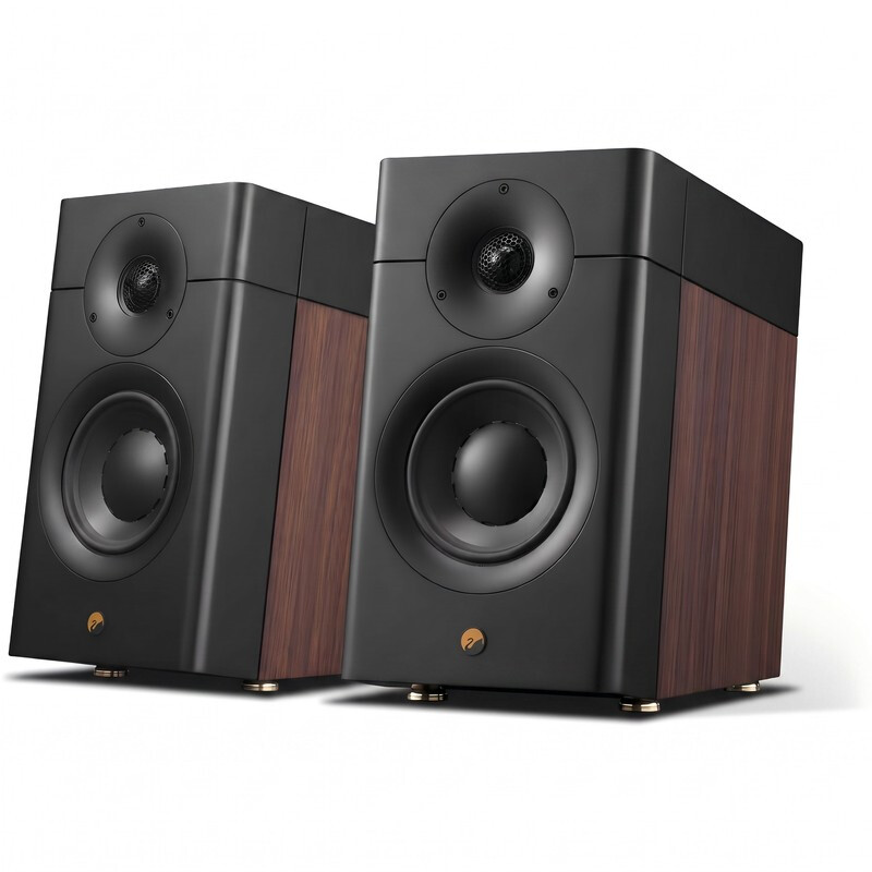 HiVi D3.1MKII Passive Regallautsprecher Paar, 2-Wege HiFi Stereo Lautsprecher, 6,5" Langhub-Tiefmitteltöner, 28 mm Softdome-Hochtöner, Bassreflex hinten, 8 Ohm, 10–120 W, für Heimkino und Musik