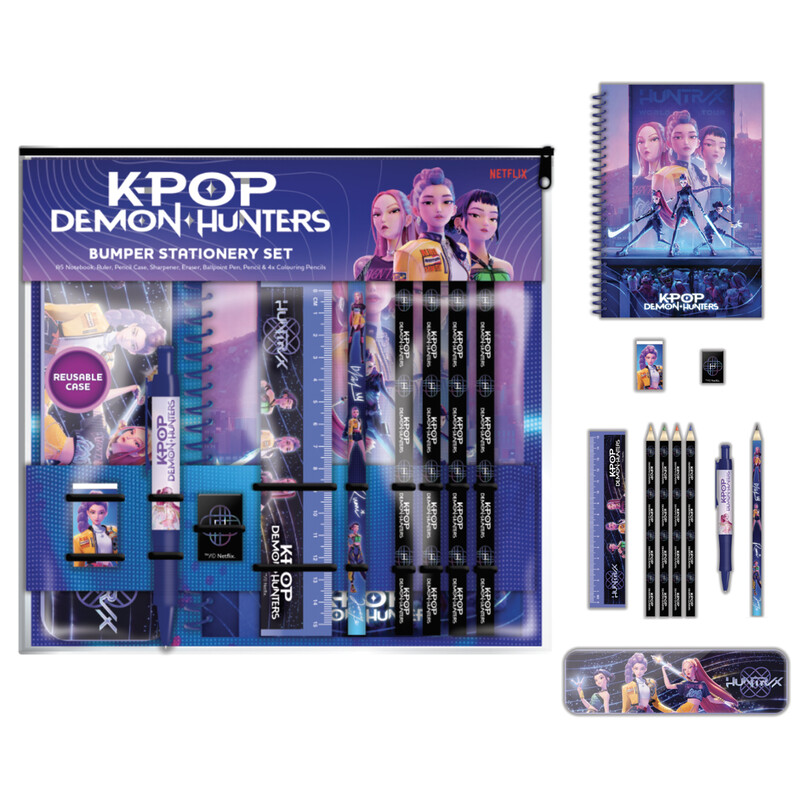 Character Kids Kids' K-Pop Demon Hunters A5 Stationery Set - - Image 6