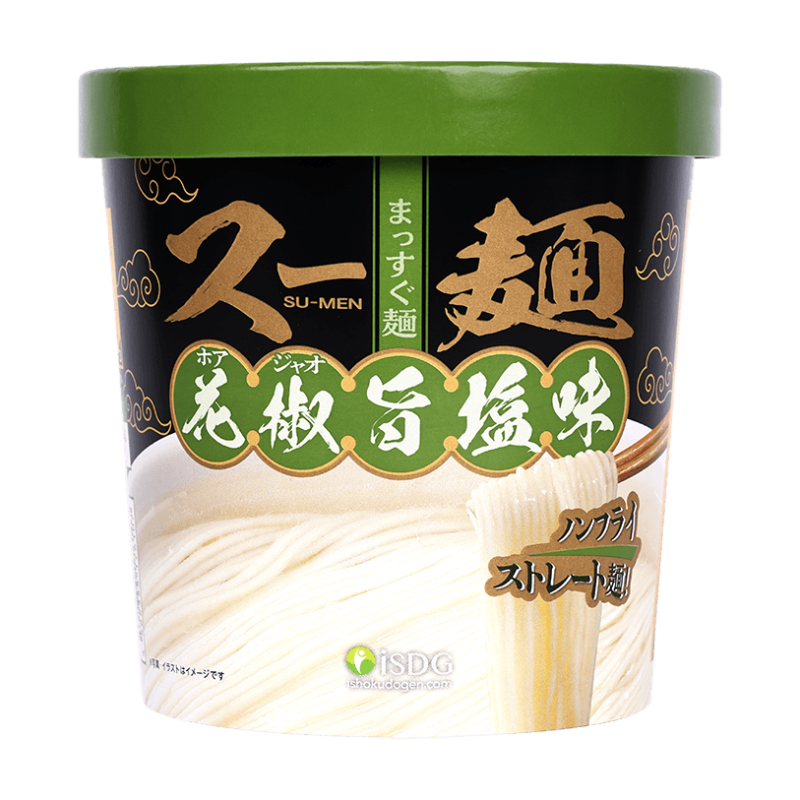 ISDG Instant Japanische Soba-Nudeln, Sichuanpfeffer-Geschmack, 77 g/Schachtel